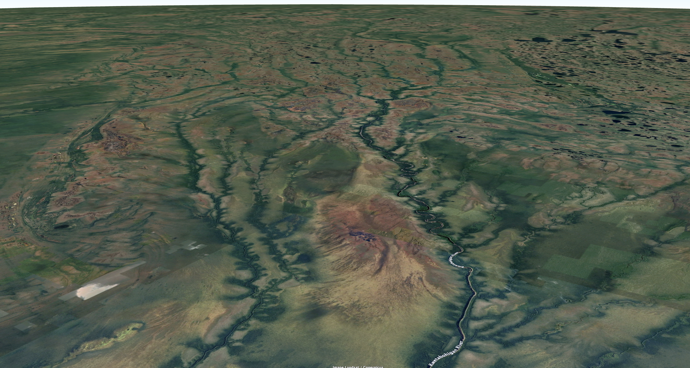 Peatland expanse — ancient carbon landscape